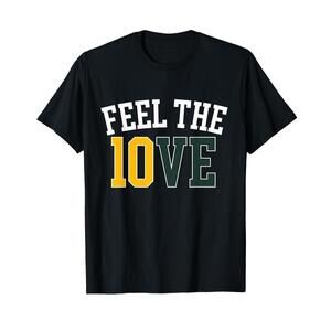 Feel The 10Ve Jordan Quarterback Love American Football T-Shirt